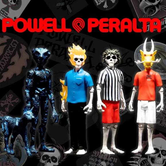 Super7 Powell-Peralta^Powell-Peralta Reaction Figures Wave 1 - Set Of 4