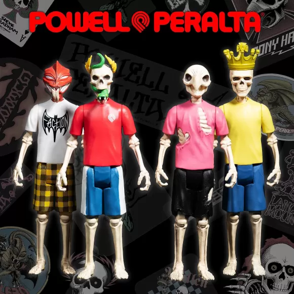 Super7 Powell-Peralta^Powell-Peralta Reaction Figures Wave 2 - Set Of 4