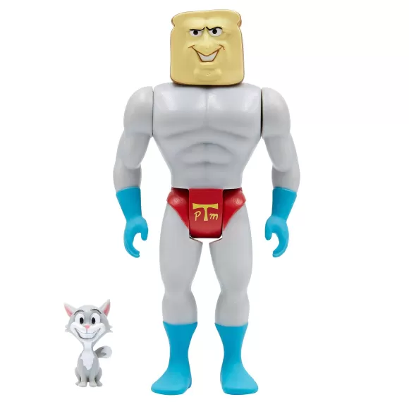 Super7 Ren & Stimpy^Ren & Stimpy Reaction Figure Wave 1 - Powdered Toast Man