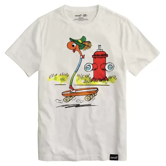 Super7 Richard Scarry^Richard Scarry Lowly Worm Skates T-Shirt