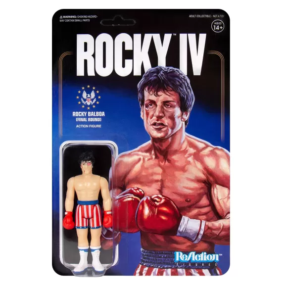 Super7 Rocky^Rocky Reaction Figure - Rocky (Beat-Up)