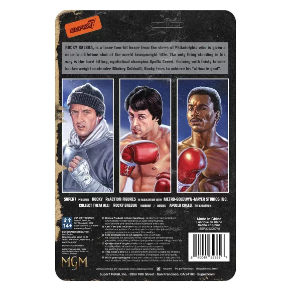 Super7 Rocky^Rocky Reaction Wave 2 - Rocky I Apollo Creed Boxing