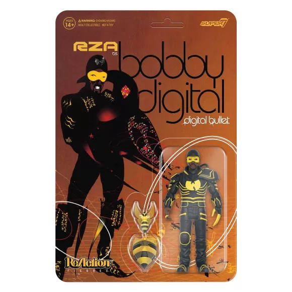 Super7 Rza^Rza Reaction Wave 2 - Bobby Digital (Digital Bullet)