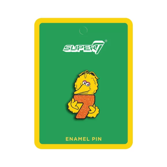 Super7 Sesame Street^Sesame Street Enamel Pin - Big Bird X