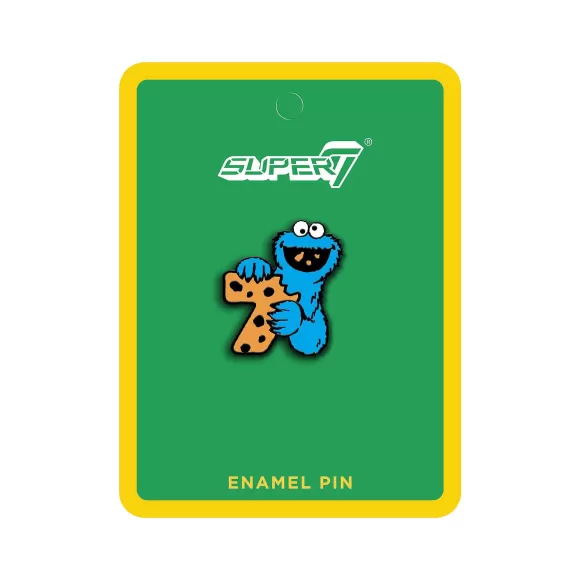 Super7 Sesame Street^Sesame Street Enamel Pin - Cookie Monster X