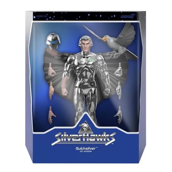 Super7 Silverhawks^Silverhawks Ultimates! Wave 4 - Steelheart, Quicksilver, Mon*Star & Buzz-Saw