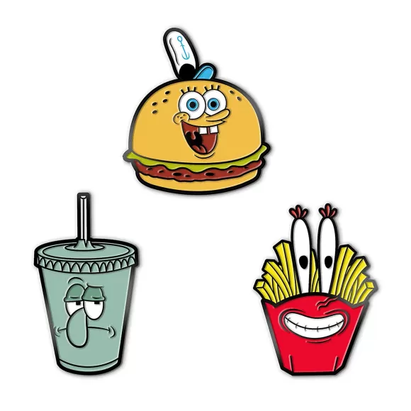 Super7 Spongebob Squarepants^Spongebob Squarepants - Krusty Krab Meal Pin Set