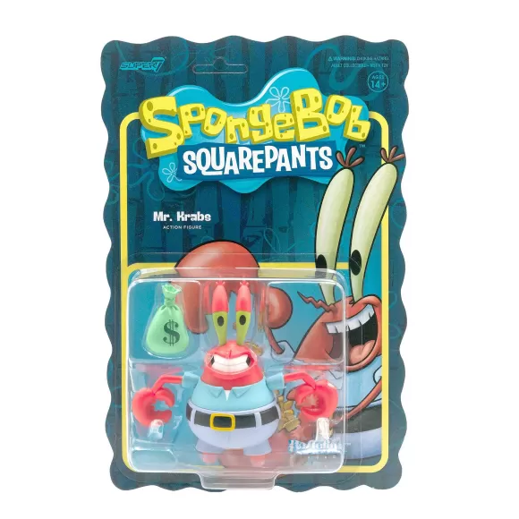 Super7 Spongebob Squarepants^Spongebob Squarepants Reaction Wave 1 - Mr. Krabs