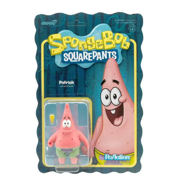 Super7 Spongebob Squarepants^Spongebob Squarepants Reaction Wave 1 - Patrick