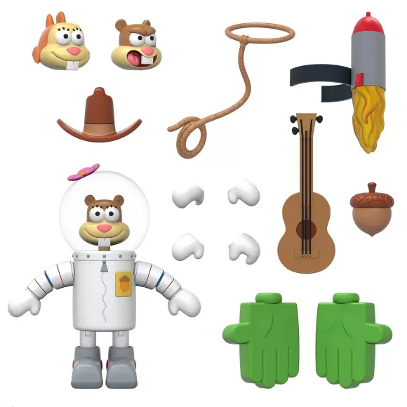 Super7 Spongebob Squarepants^Spongebob Squarepants Ultimates! Wave 1 - Sandy Cheeks