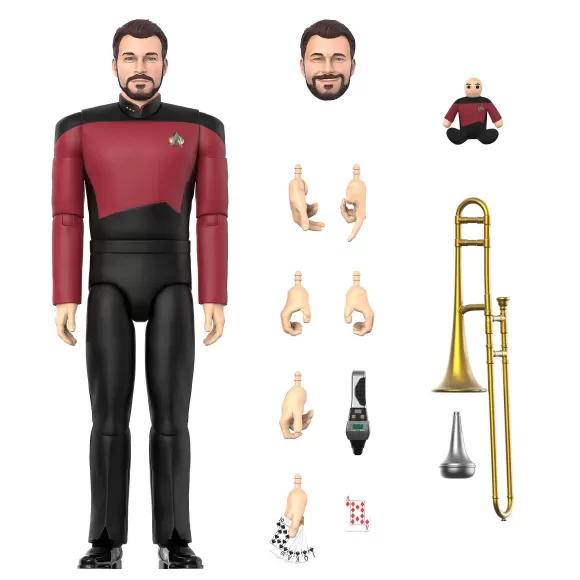 Super7 Star Trek^Star Trek: The Next Generation Ultimates! W1 - Riker