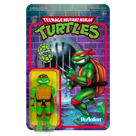 Super7 Teenage Mutant Ninja Turtles^Teenage Mutant Ninja Turtles Reaction Figure - Raphael