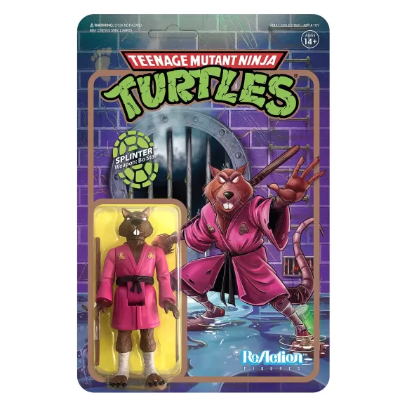 Super7 Teenage Mutant Ninja Turtles^Teenage Mutant Ninja Turtles Reaction Figure Wave 2 - Splinter