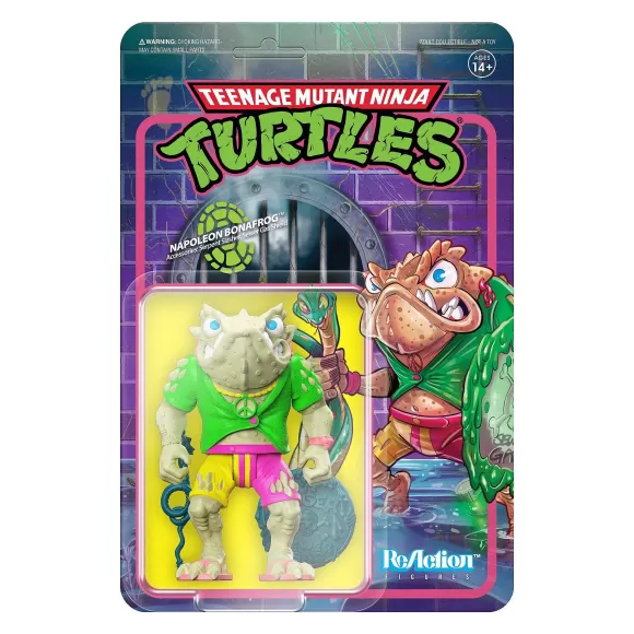 Super7 Teenage Mutant Ninja Turtles^Teenage Mutant Ninja Turtles Reaction Wave 6 - Napoleon Bonafrog