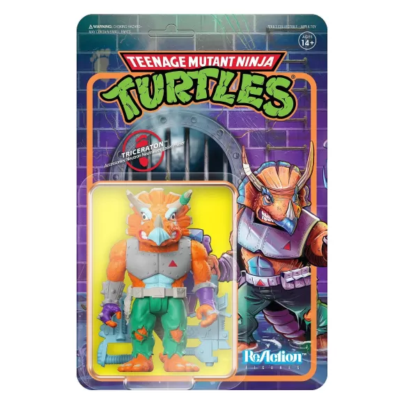 Super7 Teenage Mutant Ninja Turtles^Teenage Mutant Ninja Turtles Reaction Wave 6 - Triceraton