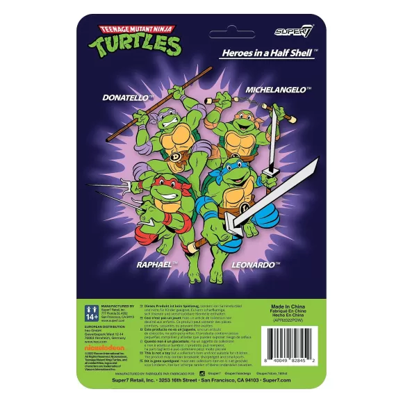 Super7 Teenage Mutant Ninja Turtles^Teenage Mutant Ninja Turtles Reaction Wave 7 - Raphael Toon