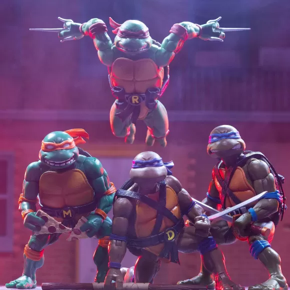 Super7 Teenage Mutant Ninja Turtles^Teenage Mutant Ninja Turtles Ultimates! - Raphael, Leonardo, Michelangelo & Donatello