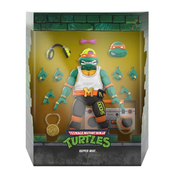 Super7 Teenage Mutant Ninja Turtles^Teenage Mutant Ninja Turtles Ultimates! Wave 11 - Rappin' Mike