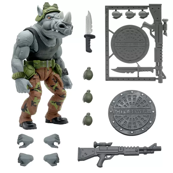 Super7 Teenage Mutant Ninja Turtles^Teenage Mutant Ninja Turtles Ultimates! Wave 3 - Rocksteady