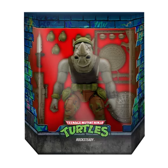 Super7 Teenage Mutant Ninja Turtles^Teenage Mutant Ninja Turtles Ultimates! Wave 3 - Rocksteady