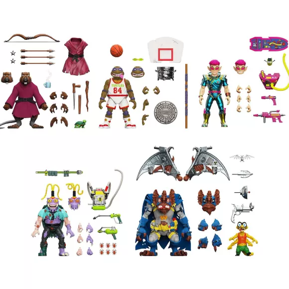 Super7 Teenage Mutant Ninja Turtles^Teenage Mutant Ninja Turtles Ultimates! Wave 9 - Full Set