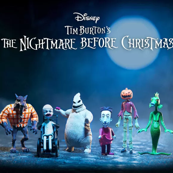Super7 Disney^The Nightmare Before Christmas Reaction Wave 2 Set Of 6 Figures