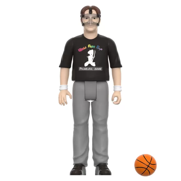 Super7 The Office^The Office Reaction Figures Wave 2 - Dwight Schrute (Basketball)