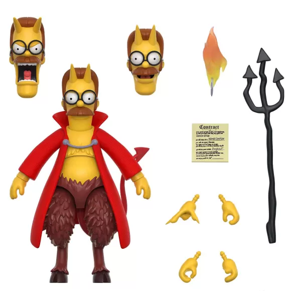 Super7 The Simpsons^The Simpsons Ultimates W4 - Devil Flanders