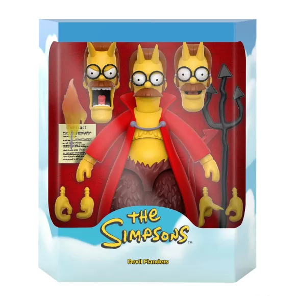 Super7 The Simpsons^The Simpsons Ultimates W4 - Devil Flanders