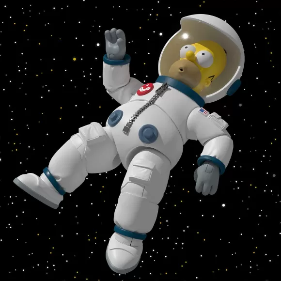 Super7 The Simpsons^The Simpsons Ultimates! Wave 1 - Deep Space Homer