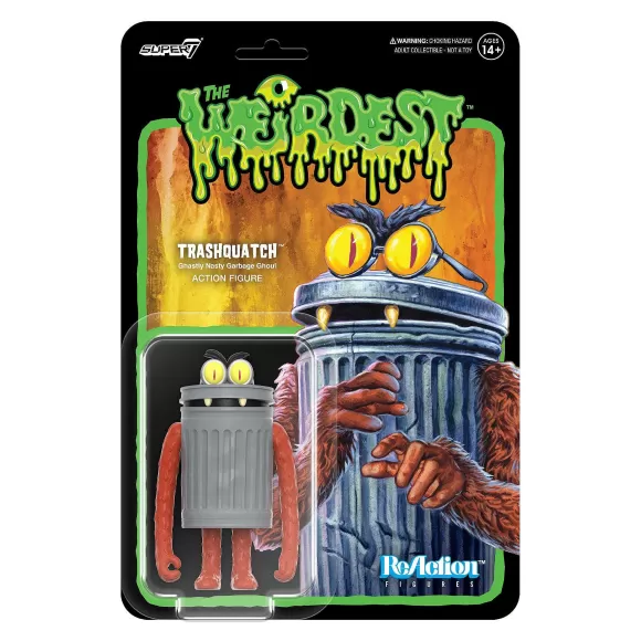 Super7 The Weirdest^The Weirdest Reaction Figures Wave 1 - Trashquatch