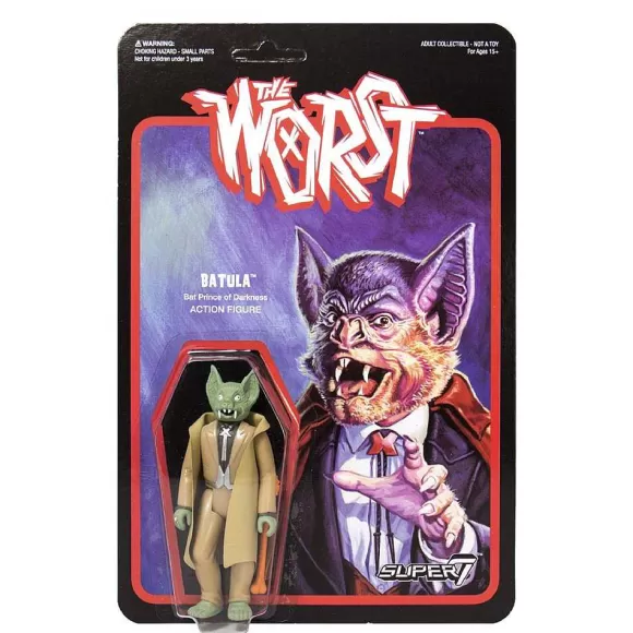 Super7 The Worst^The Worst Reaction Figure - Batula Star Worst