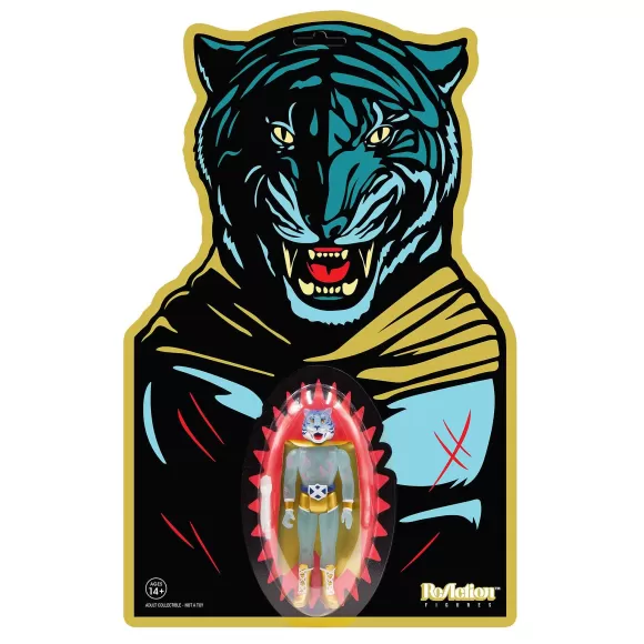 Super7 The Worst^The Worst Reaction Figure - Red Tiger (Monster Glow)