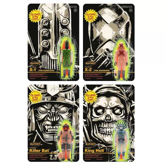 Super7 The Worst^The Worst Sdcc Monster Glow 4 Pack