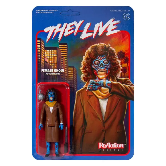 Super7 They Live^They Live Reaction Figure - Female Ghoul