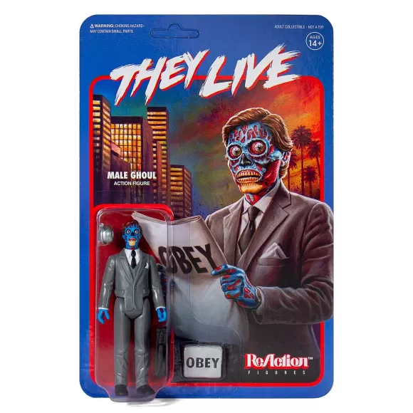 Super7 They Live^They Live Reaction Figure - Male Ghoul