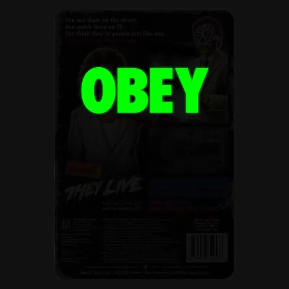 Super7 They Live^They Live Reaction Wave 2 - Male Ghoul (Glow)