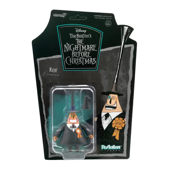 Super7 Disney^Tim Burton'S The Nightmare Before Christmas Reaction Figures Wave 1 - Mayor