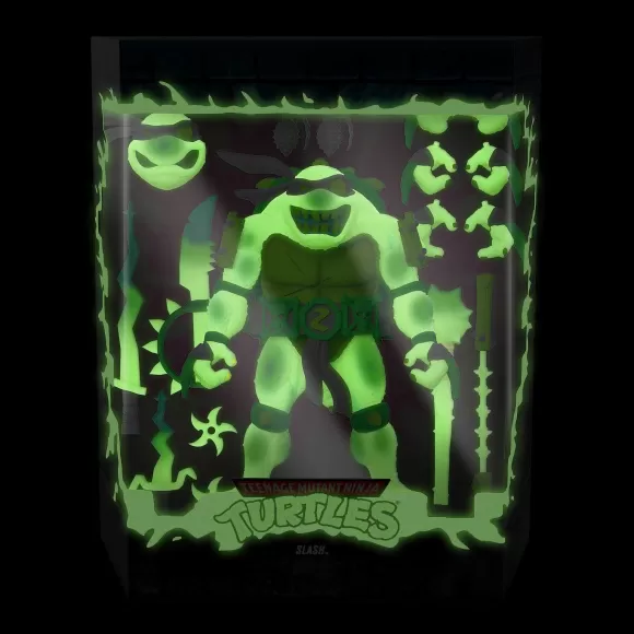 Super7 Teenage Mutant Ninja Turtles^Tmnt Ultimates! - Slash (Glow) [S7 Exclusive]