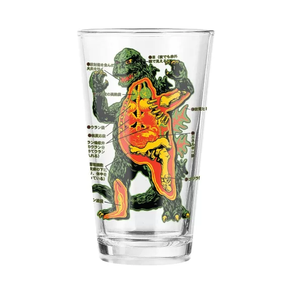 Super7 Godzilla^Toho Drinkware - Anatomical Godzilla