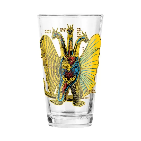 Super7 Godzilla^Toho Drinkware - Anatomical King Ghidorah