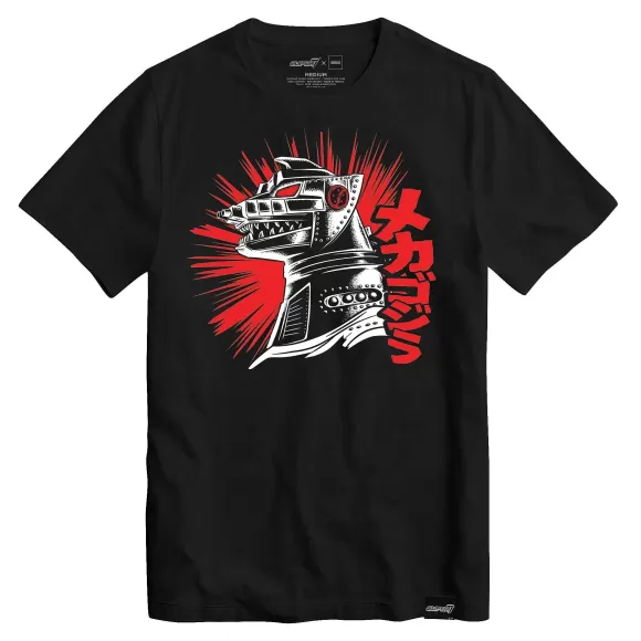 Super7 Godzilla^Toho Mechagodzilla Glow Cardback Art T-Shirt