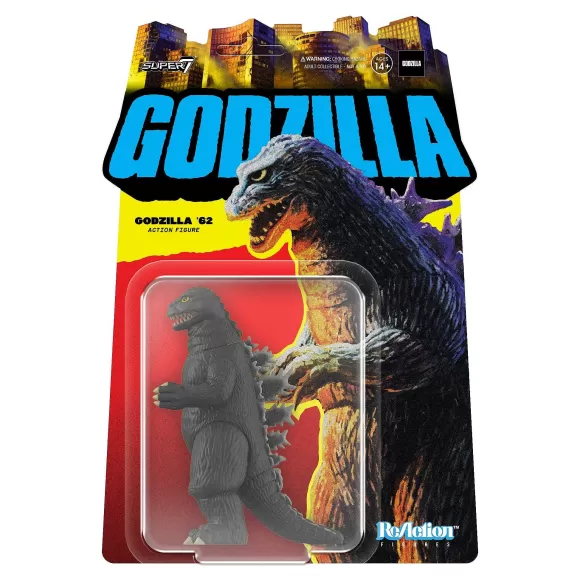 Super7 Godzilla^Toho Reaction Figure Wave 2 - Godzilla '62 (Three Toes)