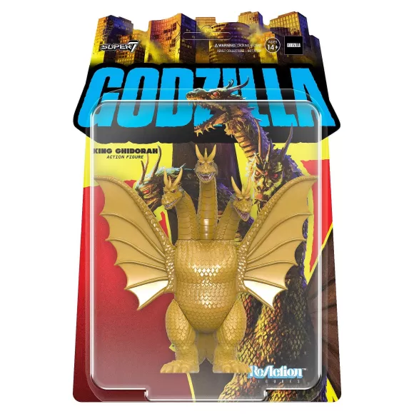 Super7 Godzilla^Toho Reaction Figure Wave 2 - King Ghidorah