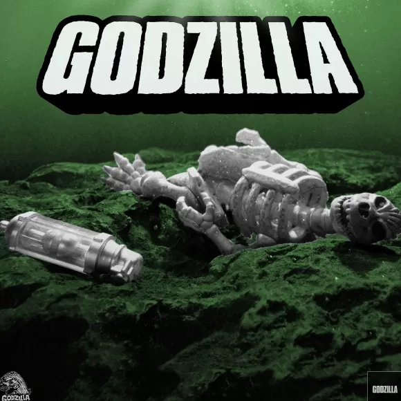 Super7 Godzilla^Toho Reaction Figures - Godzilla Skeleton (Boxed)