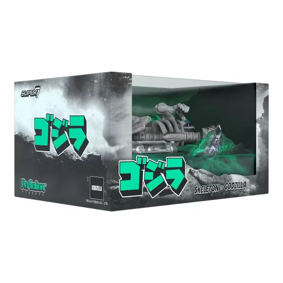 Super7 Godzilla^Toho Reaction Figures - Godzilla Skeleton (Boxed)