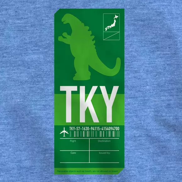 Super7 Godzilla^Toho T-Shirt - Godzilla Ticket