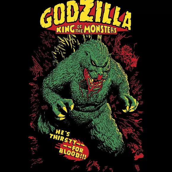 Super7 Godzilla^Toho T-Shirts - Bloody Godzilla