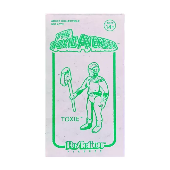 Super7 Toxic Avenger & Toxic Crusaders^Toxic Avenger Reaction Figure - Translucent Green Slime In Box