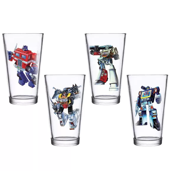 Super7 Transformers^Transformers Drinkware Set Of 4